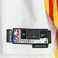Buddy Hield Atlanta Hawks Game-Used #8 White Nike Jersey vs. Brooklyn Nets on April 3, 2026 - Size 50+4