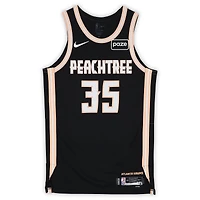 Christian Koloko Atlanta Hawks Game-Used #35 Black Nike City Edition Jersey vs. Washington Wizards on February 26, 2026 - Size 48+4