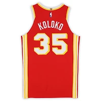 Maillot rouge Nike n° 35 porté par Christian Koloko (Atlanta Hawks) lors du match contre les Memphis Grizzlies le 23 mars 2026 - Taille 48+4