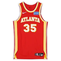 Christian Koloko Atlanta Hawks Player-Issued #35 Red Nike Jersey from the 2025-26 NBA Season - Size 48+4