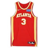 CJ McCollum Atlanta Hawks Game-Used #3 Red Nike Jersey vs. Memphis Grizzlies on March 23, 2026 - Size 48+4