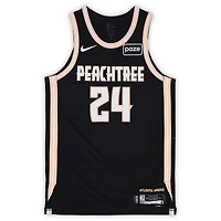 Corey Kispert Atlanta Hawks Game-Used #24 Black Nike City Edition Jersey vs. Cleveland Cavaliers on April 10, 2026 - Size 50+4