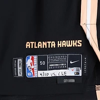 Corey Kispert Atlanta Hawks Game-Used #24 Black Nike City Edition Jersey vs. Cleveland Cavaliers on April 10, 2026 - Size 50+4
