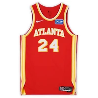 Corey Kispert Atlanta Hawks Game-Used #24 Red Nike Jersey vs. Boston Celtics on March 27, 2026 - Size 50+4