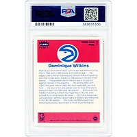 Dominique Wilkins Atlanta Hawks 1986-87 Fleer Sticker #11 PSA Authenticated 8 Rookie Card