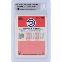 Dominique Wilkins Atlanta Hawks Autographed 1986-87 Fleer Silver Ink #121 Beckett Fanatics Witnessed Authenticated Card with "HHR" Inscription