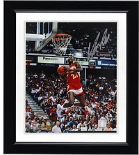 Dominique Wilkins Atlanta Hawks Autographed 8" x 10" 1988 Dunk Contest Two Hand Reverse Dunk Photograph