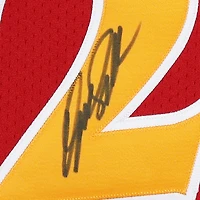 Dominique Wilkins Atlanta Hawks Autographed Red Mitchell and Ness 1986 Hardwood Classic Logo Authentic Jersey