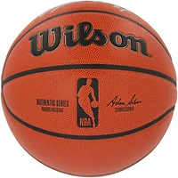 Ballon de basket-ball intérieur/extérieur Wilson Authentic Series autographié par Dominique Wilkins Atlanta Hawks