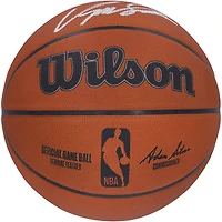 Ballon de basket officiel de jeu autographié par Dominique Wilkins Atlanta Hawks Wilson