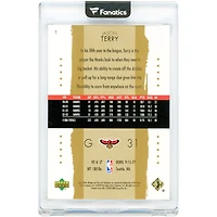 Jason Terry Atlanta Hawks 2003-04 Upper Deck Exquisite Collection Gold #1 #12/25 Card