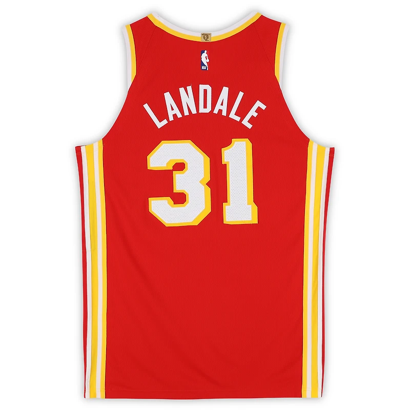 Jock Landale Atlanta Hawks Game-Used #31 Red Nike Jersey vs. Memphis Grizzlies on March 23, 2026 - Size 52+4
