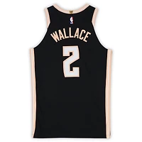 Keaton Wallace Atlanta Hawks Game-Used #2 Black Nike City Edition Jersey vs. Cleveland Cavaliers on April 10, 2026 - Size 48+4