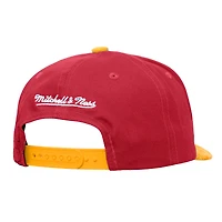 Men's Mitchell & Ness  Red/Yellow Atlanta Hawks May Flowers Adjustable Hat