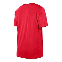 Men's New Era  Red Atlanta Hawks Distressed Throwback Vintage Color Pack T-Shirt
