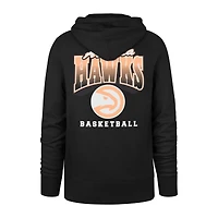 Men's '47 Black Atlanta Hawks 2025/26 City Edition Jab Step Headline Hoodie