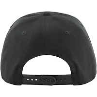 Men's '47 Black Atlanta Hawks Ring Tone Hitch Snapback Hat
