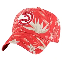 Casquette réglable '47 Atlanta Hawks Tropicalia Floral Clean Up pour hommes, rouge