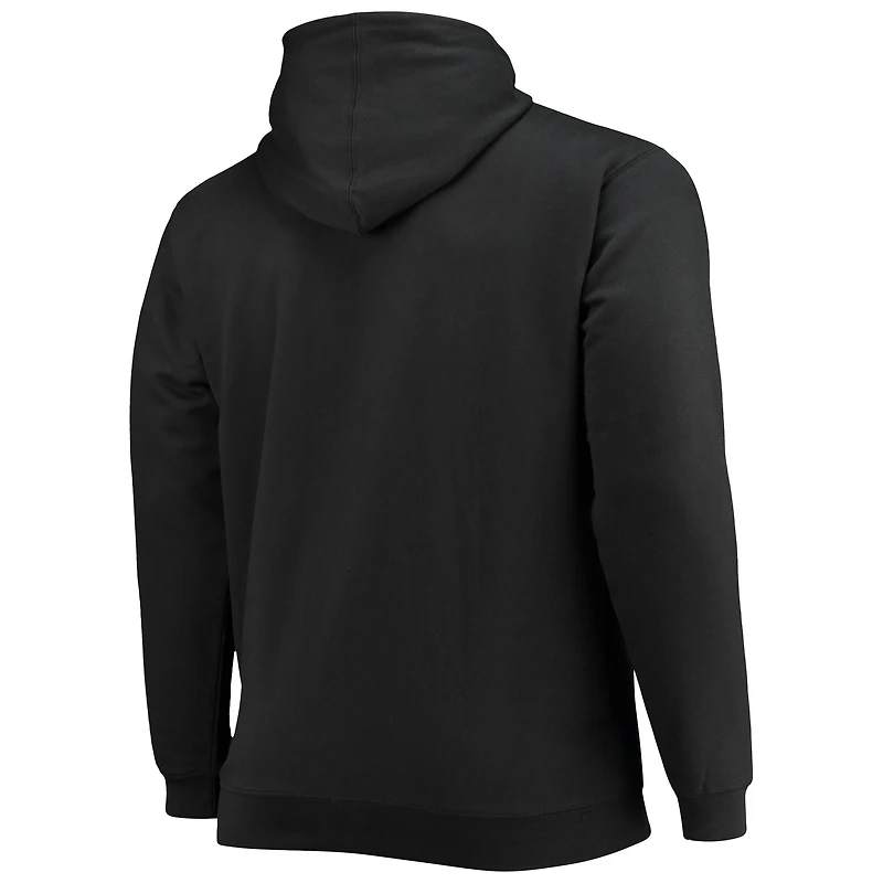 Sweat à capuche noir Atlanta Hawks Big & Tall Pop pour homme