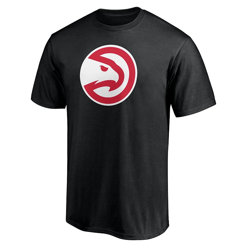 T-shirt rouge pour homme avec logo principal des Atlanta Hawks