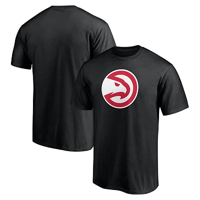 Men's  Black Atlanta Hawks Primary Logo T-Shirt