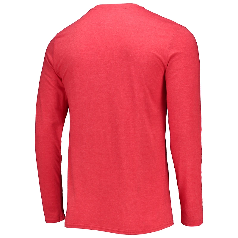 Concepts Sport Ensemble de nuit pour homme avec t-shirt à manches longues et pantalon Atlanta Hawks Noir/rouge