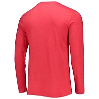 Concepts Sport Ensemble de nuit pour homme avec t-shirt à manches longues et pantalon Atlanta Hawks Noir/rouge