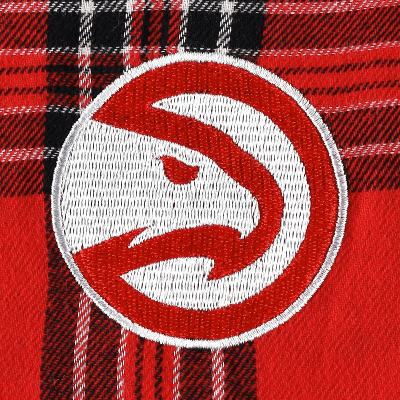 Concepts Sport T-shirt et pantalon de pyjama Atlanta Hawks Badge rouge/noir pour homme