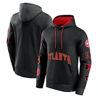 Men's Fanatics Black Atlanta Hawks Home Court Pullover Hoodie