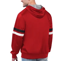 Men's G-III Sports by Carl Banks Red Atlanta Hawks Contender Full-Zip Hoodie Jacket