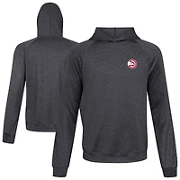 Sweat à capuche noir Challenger Atlanta Hawks pour homme Levelwear