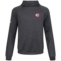 Sweat à capuche noir Challenger Atlanta Hawks pour homme Levelwear