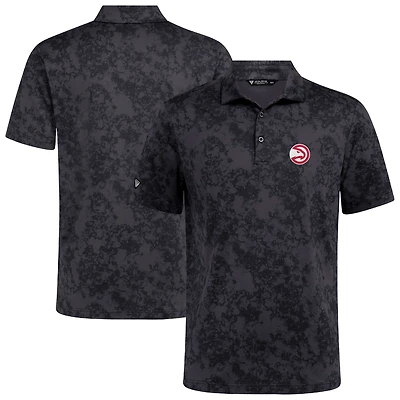 Men's Levelwear Black Atlanta Hawks Whisper Polo