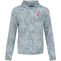 Sweat à capuche plateforme gris Levelwear pour homme des Atlanta Hawks
