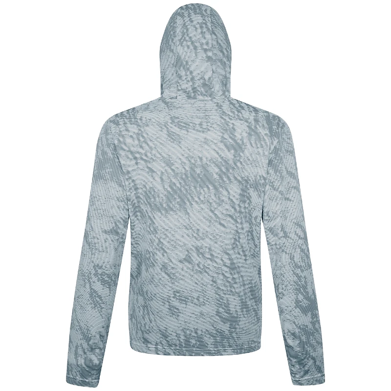 Sweat à capuche plateforme gris Levelwear pour homme des Atlanta Hawks