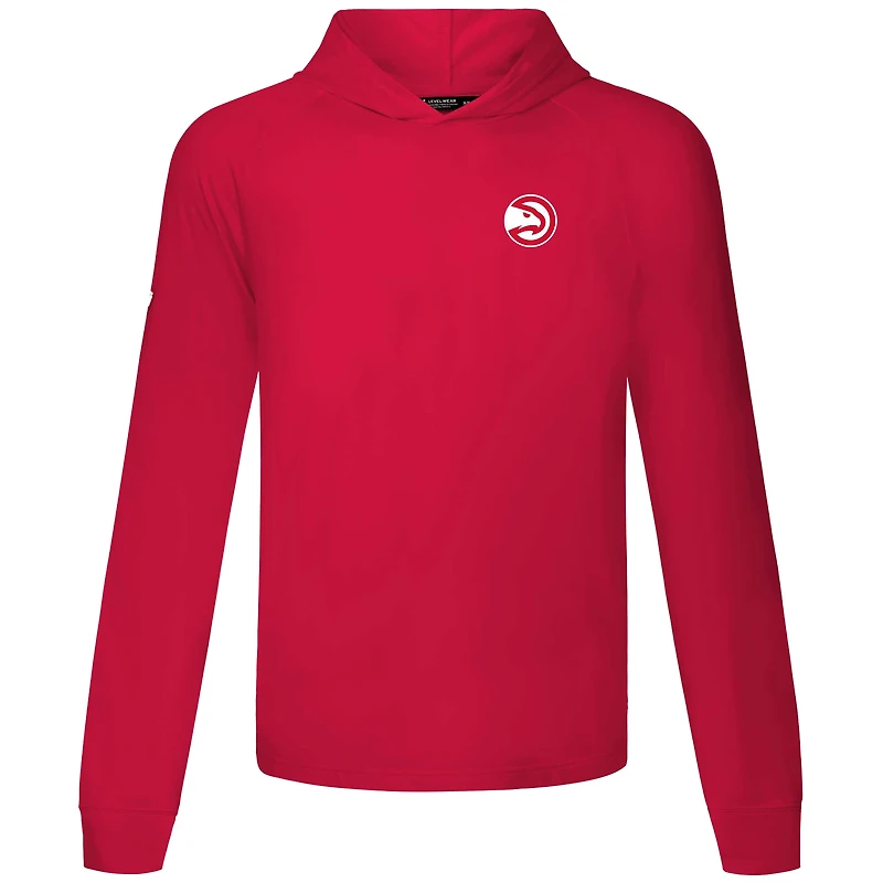 Sweat à capuche rouge Levelwear Atlanta Hawks Dimension R pour homme