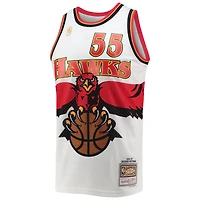 Men's Mitchell & Ness Dikembe Mutombo White Atlanta Hawks 1996/97 Hardwood Classics Swingman Jersey