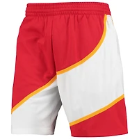 Men's Mitchell & Ness Red Atlanta Hawks 1986 Hardwood Classics 75th Anniversary Swingman Shorts