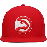 Casquette Snapback Mitchell & Ness Atlanta Hawks Ground 2.0 rouge pour hommes
