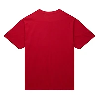 Men's Mitchell & Ness Red Atlanta Hawks Hardwood Classics Legendary Slub T-Shirt