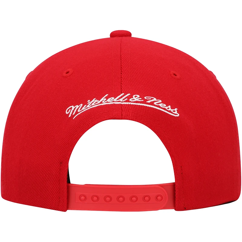 Casquette Snapback Mitchell & Ness Atlanta Hawks Hardwood Classics Team Ground 2.0 pour hommes