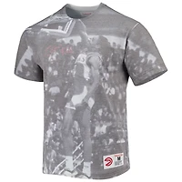 Men's Mitchell & Ness Spud Webb Heather Gray Atlanta Hawks Above The Rim T-Shirt