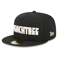 Men's New Era Black Atlanta Hawks 2025/26 City Edition 59FIFTY Fitted Hat