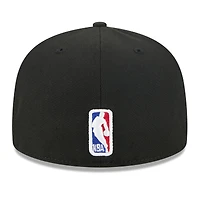 Casquette ajustée New Era Atlanta Hawks 2025/26 City Edition 59FIFTY noire pour homme