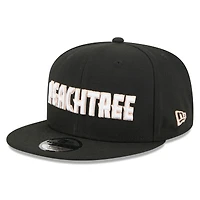 Casquette snapback New Era Atlanta Hawks 2025/26 City Edition 9FIFTY noire pour homme