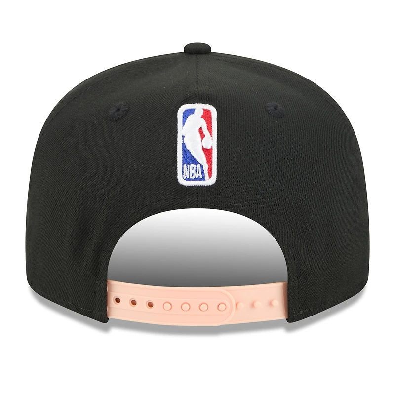 Men's New Era Black Atlanta Hawks 2025/26 City Edition 9FIFTY Snapback Hat
