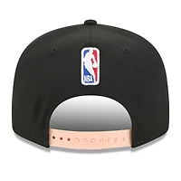 Men's New Era Black Atlanta Hawks 2025/26 City Edition 9FIFTY Snapback Hat