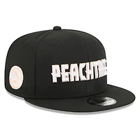 Men's New Era Black Atlanta Hawks 2025/26 City Edition 9FIFTY Snapback Hat
