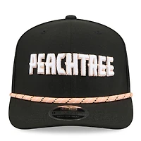 Men's New Era Black Atlanta Hawks 2025/26 City Edition 9SEVENTY Adjustable Hat