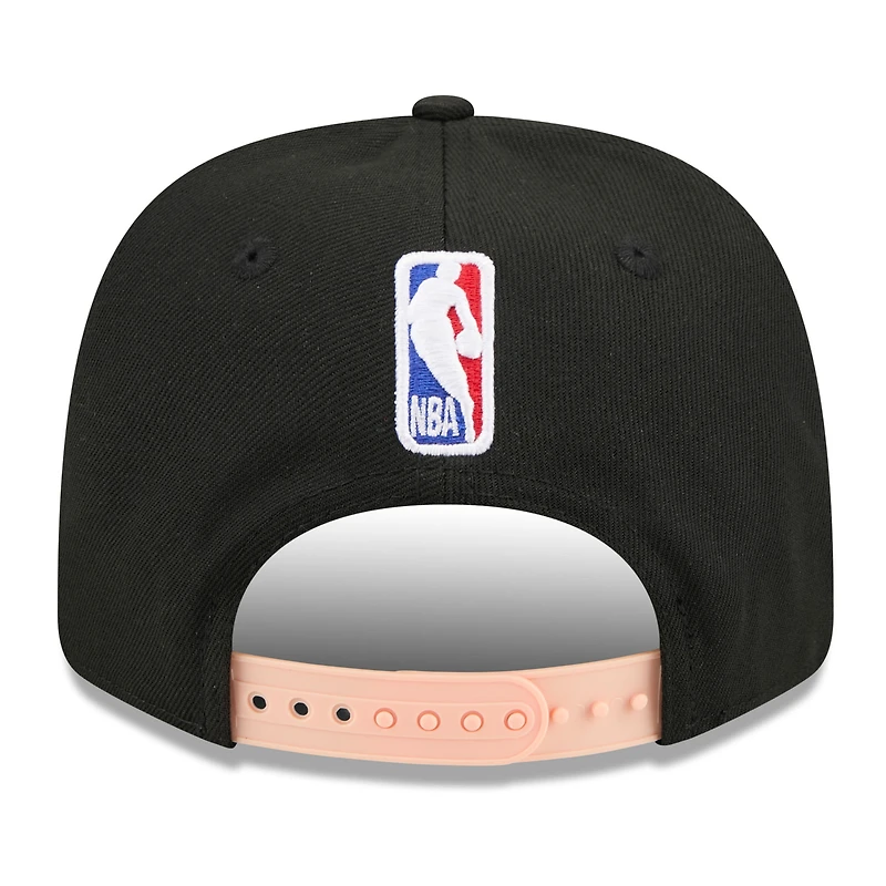 Men's New Era Black Atlanta Hawks 2025/26 City Edition 9SEVENTY Adjustable Hat